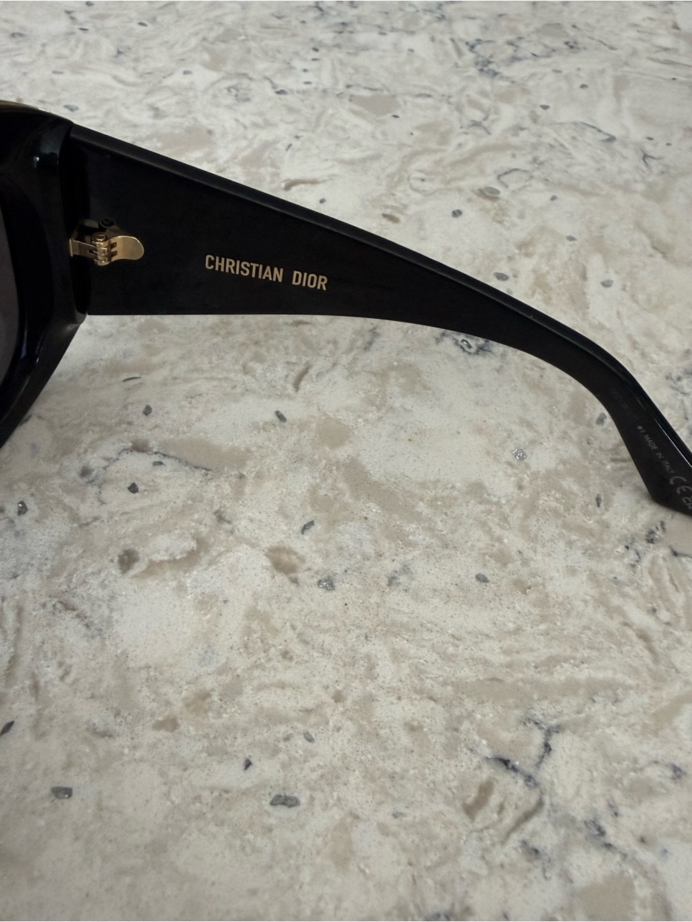 Christian Dior Oversized Black Shield Sunglasses - Picture 3 of 3